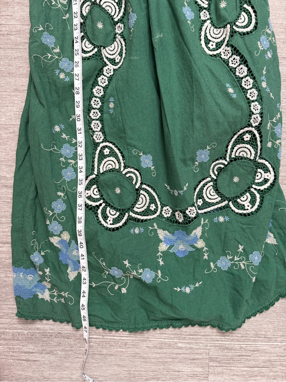 Sea New York Vesna Embroidered Linen Blend Midi Dress Floral Size S $595 Resort - Picture 6 of 9